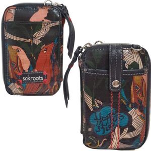 Sakroots Wallet Zip Around wristlet Colorful Floral Boho Missing Crossbody strap
